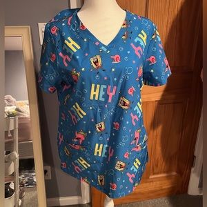 SpongeBob Cute Scrub Top!